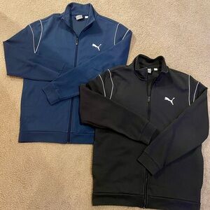 Puma Men's Navy and Black Lightweight Jackets